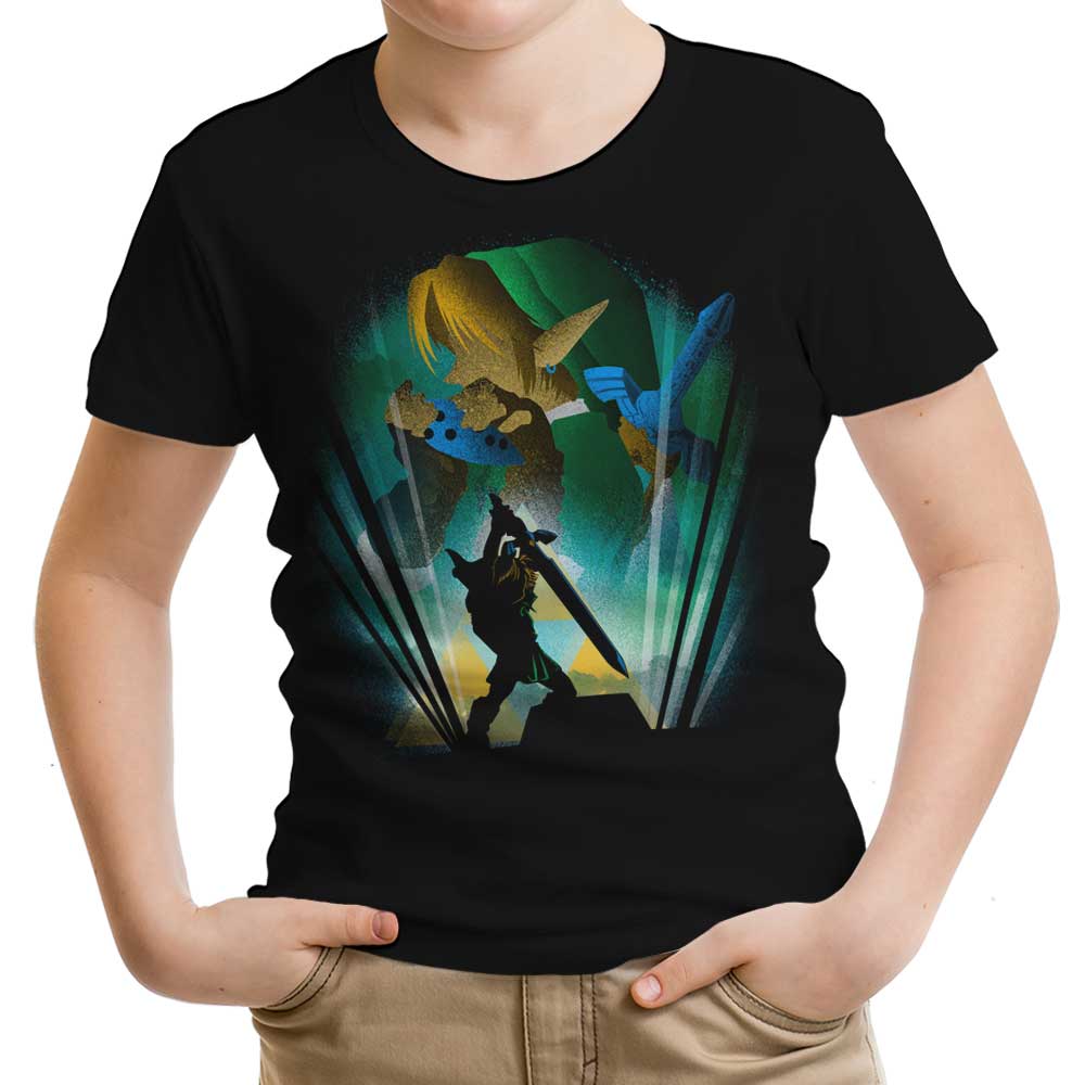 Hero of Time Youth Apparel - Adult & Kids T-Shirts, Sweatshirts & Hoodies apparel design preview 1