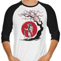 Hero Under the Sun 3/4 Sleeve Raglan - Adult & Kids T-Shirts, Sweatshirts & Hoodies apparel design preview 1