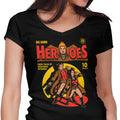 Heroes Comic Women's V-Neck - Adult & Kids T-Shirts, Sweatshirts & Hoodies apparel design preview 1