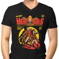 Heroes Comic Men's V-Neck - Adult & Kids T-Shirts, Sweatshirts & Hoodies apparel design preview 1