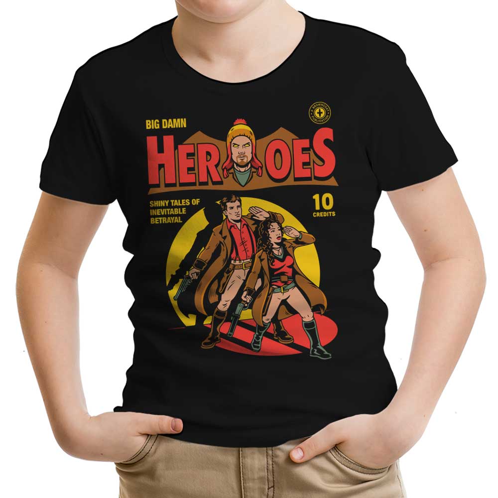 Heroes Comic Youth Apparel - Adult & Kids T-Shirts, Sweatshirts & Hoodies apparel design preview 1