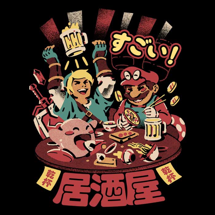 Heroes Izakaya Youth Apparel - Adult & Kids T-Shirts, Sweatshirts & Hoodies apparel design preview 2