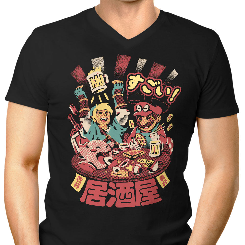 Heroes Izakaya Men's V-Neck - Adult & Kids T-Shirts, Sweatshirts & Hoodies apparel design preview 1