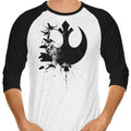 Heroes of the Rebellion (Alt) 3/4 Sleeve Raglan - Adult & Kids T-Shirts, Sweatshirts & Hoodies apparel design preview 1