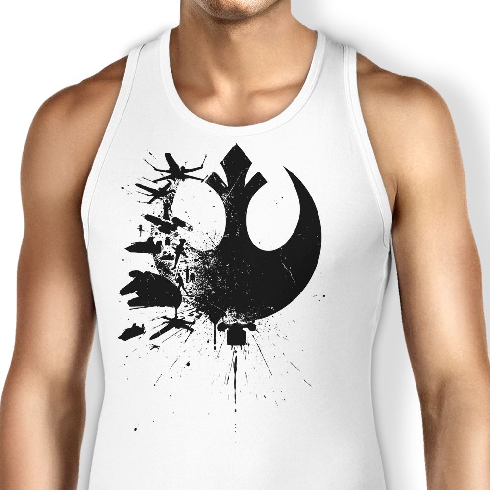 Heroes of the Rebellion (Alt) Tank Top - Adult & Kids T-Shirts, Sweatshirts & Hoodies apparel design preview 1