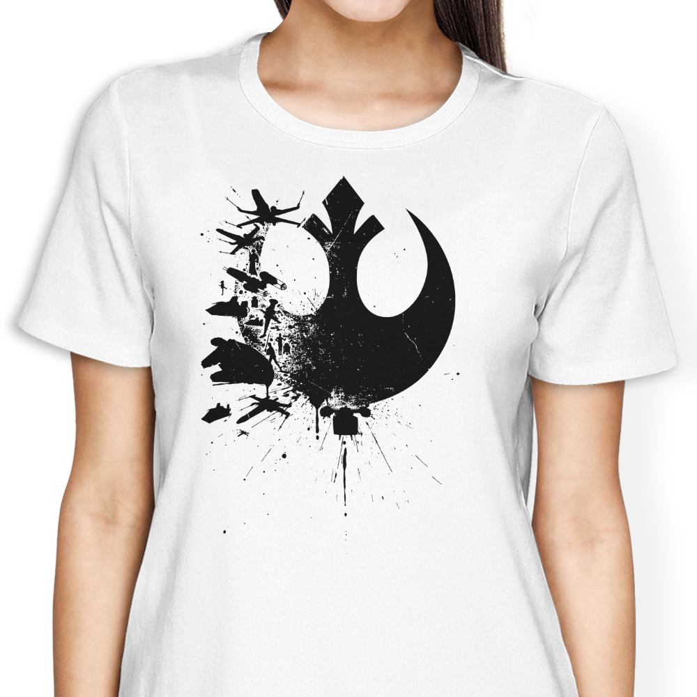 Heroes of the Rebellion (Alt) Women's Apparel - Adult & Kids T-Shirts, Sweatshirts & Hoodies apparel design preview 2