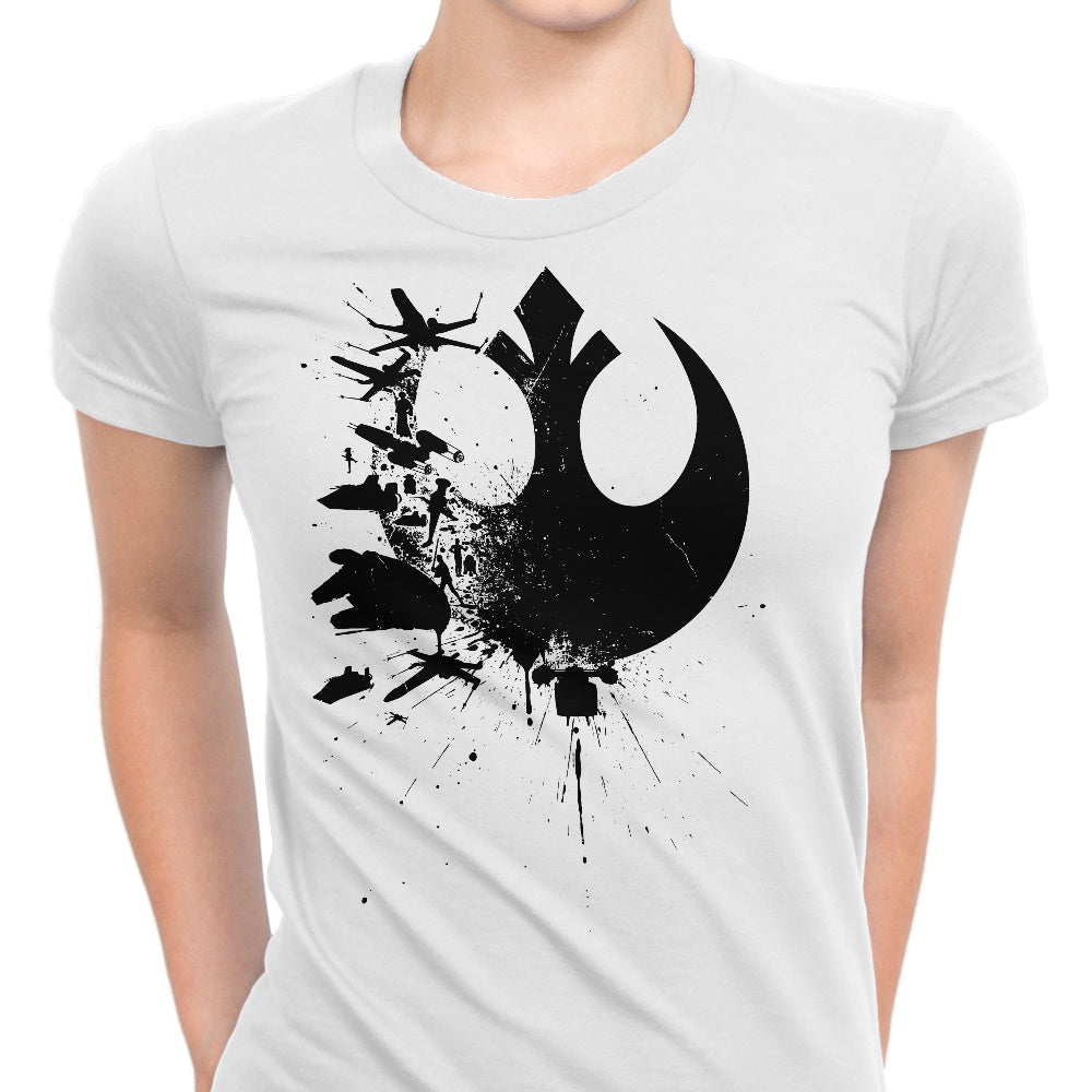 Heroes of the Rebellion (Alt) Women's Apparel - Adult & Kids T-Shirts, Sweatshirts & Hoodies apparel design preview 1