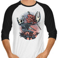 Heroes of the Underground 3/4 Sleeve Raglan - Adult & Kids T-Shirts, Sweatshirts & Hoodies apparel design preview 1