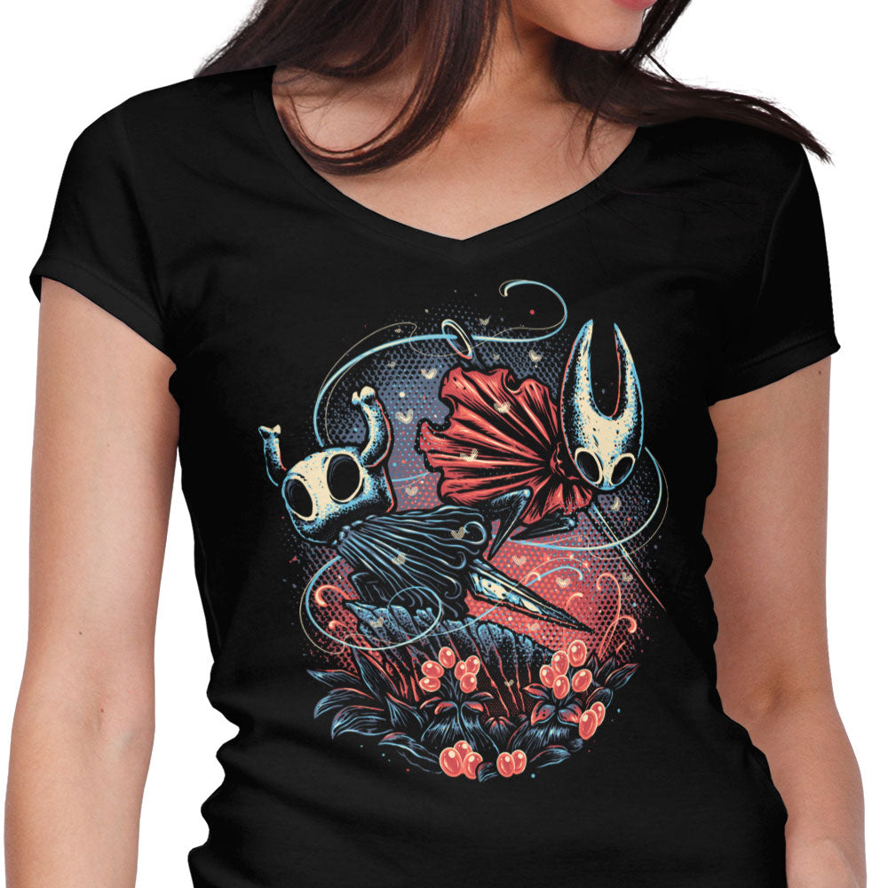 Heroes of the Underground Women's V-Neck - Adult & Kids T-Shirts, Sweatshirts & Hoodies apparel design preview 1