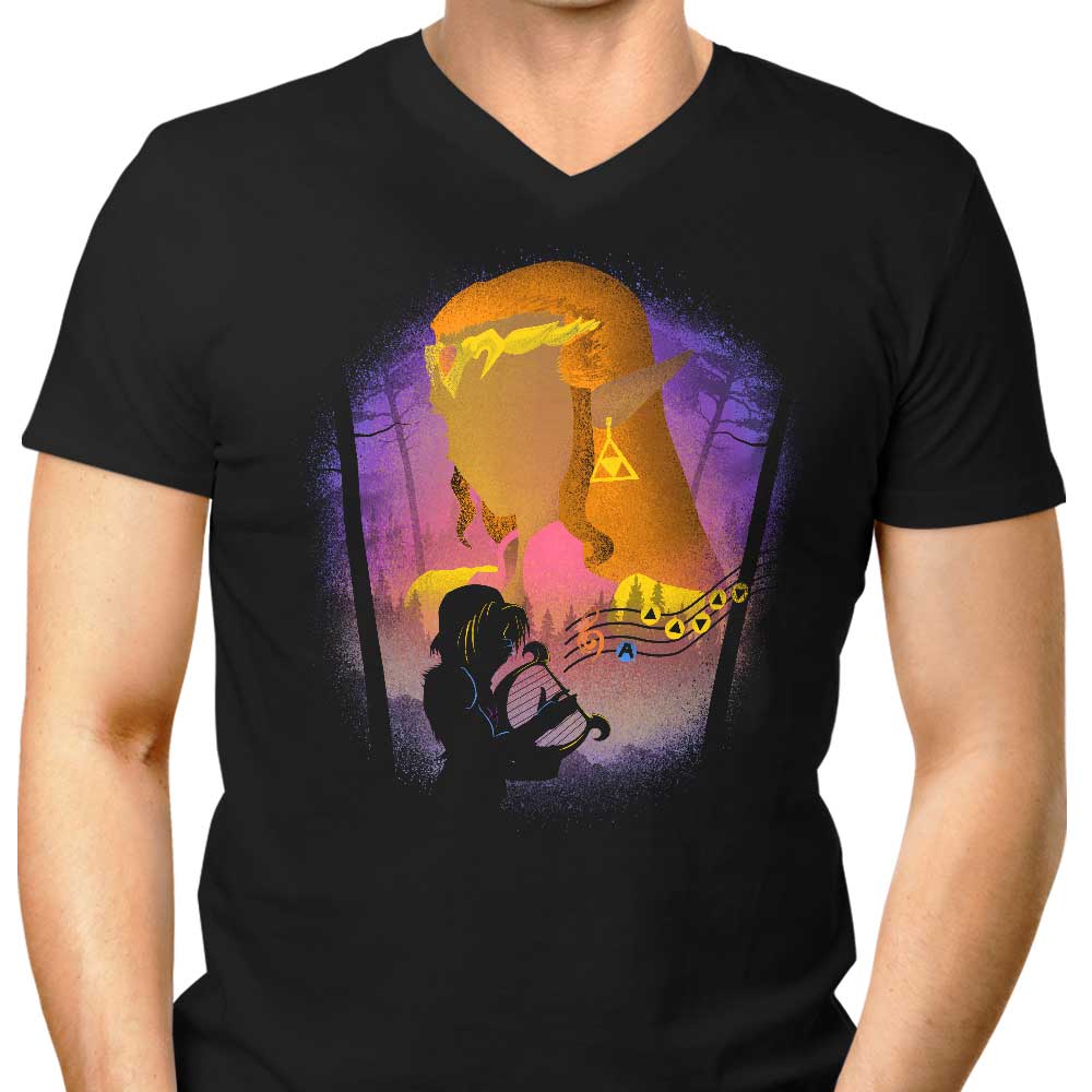 Heroic Princess Men's V-Neck - Adult & Kids T-Shirts, Sweatshirts & Hoodies apparel design preview 1