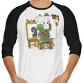 Heroic Self Portrait 3/4 Sleeve Raglan - Adult & Kids T-Shirts, Sweatshirts & Hoodies apparel design preview 1