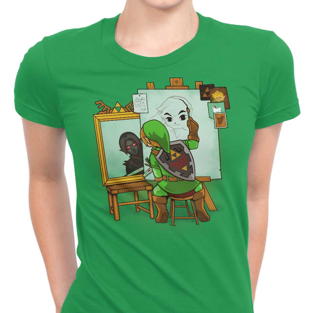 Heroic Self Portrait Women's Apparel - Adult & Kids T-Shirts, Sweatshirts & Hoodies apparel design preview 1