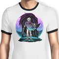 Heroic Sunset Ringer - Adult & Kids T-Shirts, Sweatshirts & Hoodies apparel design preview 1