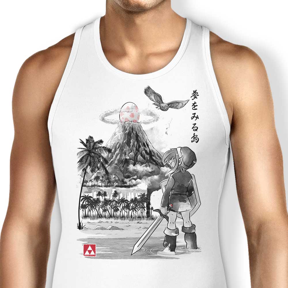 Hero's Awakening Sumi-e Tank Top - Adult & Kids T-Shirts, Sweatshirts & Hoodies apparel design preview 1