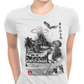 Hero's Awakening Sumi-e Women's Apparel - Adult & Kids T-Shirts, Sweatshirts & Hoodies apparel design preview 1