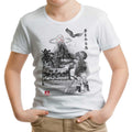 Hero's Awakening Sumi-e Youth Apparel - Adult & Kids T-Shirts, Sweatshirts & Hoodies apparel design preview 1
