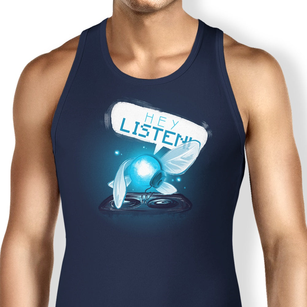 Hey Listen Tank Top - Adult & Kids T-Shirts, Sweatshirts & Hoodies apparel design preview 1