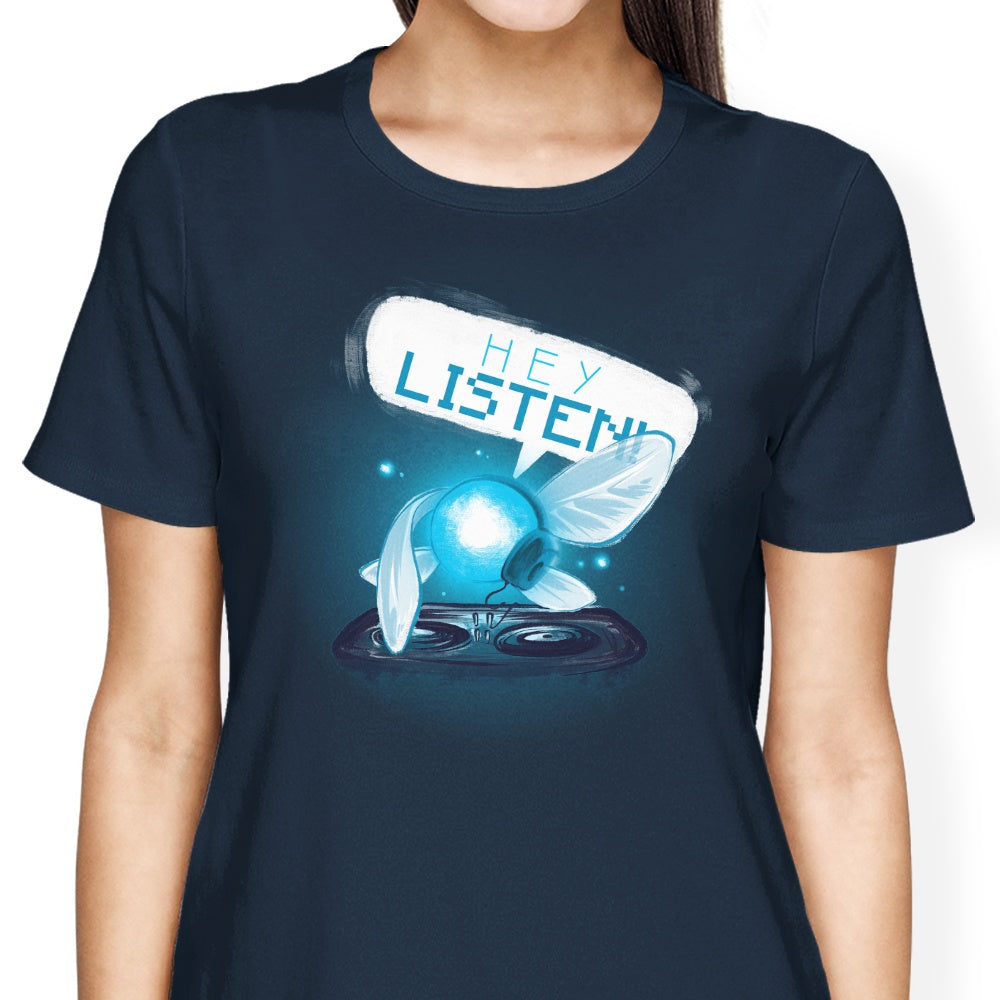 Hey Listen Women's Apparel - Adult & Kids T-Shirts, Sweatshirts & Hoodies apparel design preview 2