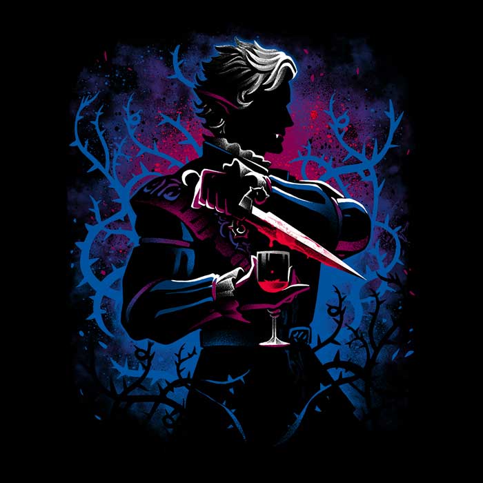High Elf Vampire - Adult & Kids T-Shirts, Sweatshirts & Hoodies apparel design preview 2