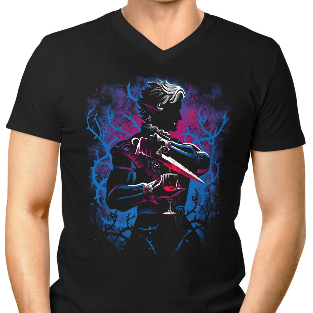 High Elf Vampire Men's V-Neck - Adult & Kids T-Shirts, Sweatshirts & Hoodies apparel design preview 1