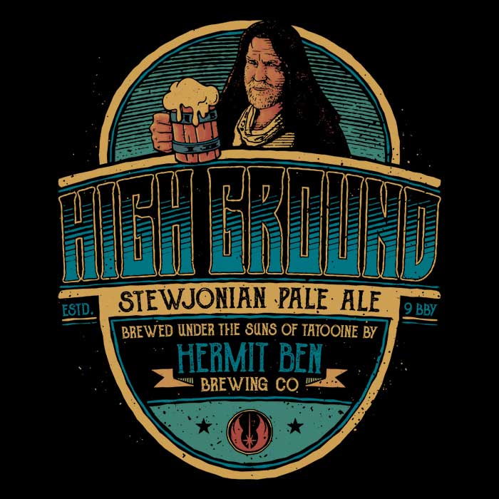High Ground Pale Ale Men's Apparel - Adult & Kids T-Shirts, Sweatshirts & Hoodies apparel design preview 2