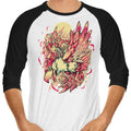 High in the Sky 3/4 Sleeve Raglan - Adult & Kids T-Shirts, Sweatshirts & Hoodies apparel design preview 1