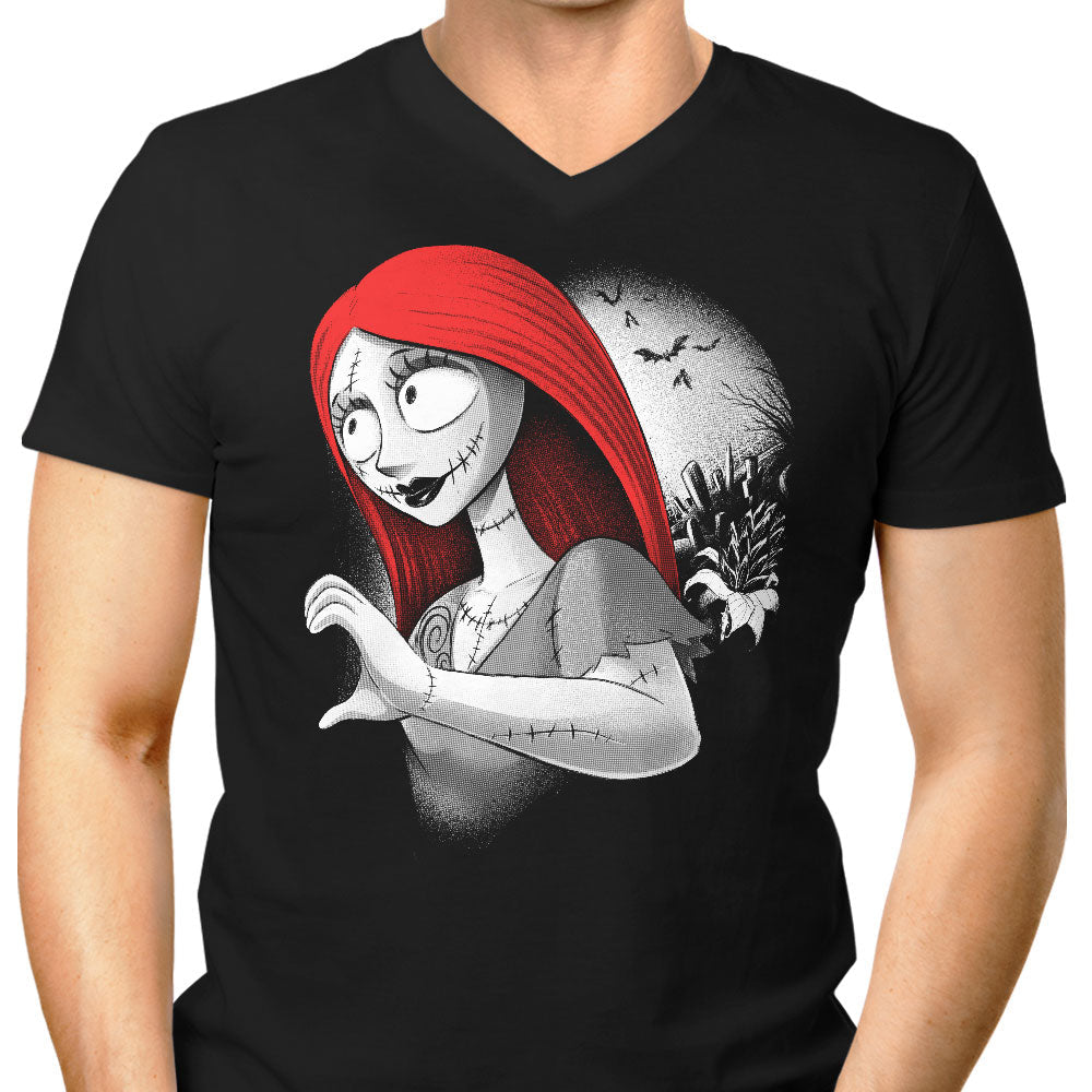 His Doll Men's V-Neck - Adult & Kids T-Shirts, Sweatshirts & Hoodies apparel design preview 1