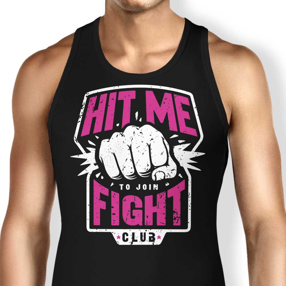 Hit Me Tank Top - Adult & Kids T-Shirts, Sweatshirts & Hoodies apparel design preview 1