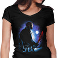 Hockey of Horror Women's V-Neck - Adult & Kids T-Shirts, Sweatshirts & Hoodies apparel design preview 1
