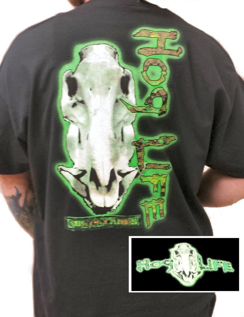 Country Life Outfitters Hog Neon Green Vintage Unisex - Adult & Kids T-Shirts, Sweatshirts & Hoodies apparel design preview 1