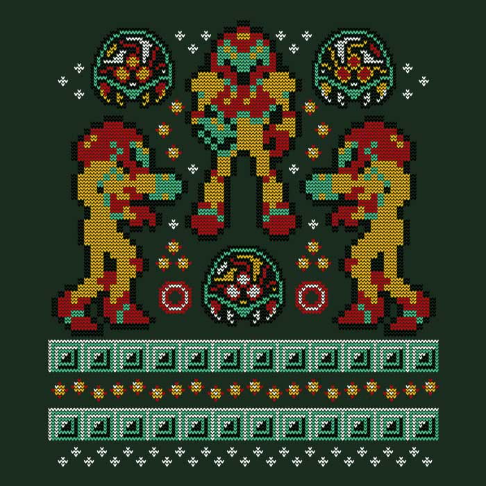 Holiday on Zebes - Adult & Kids T-Shirts, Sweatshirts & Hoodies apparel design preview 2
