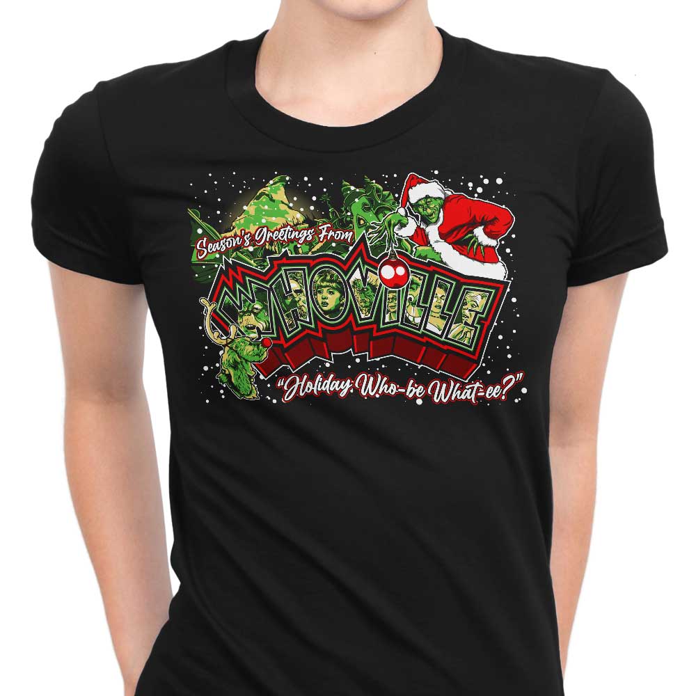 Holiday Who-be What-ee? Women's Apparel - Adult & Kids T-Shirts, Sweatshirts & Hoodies apparel design preview 1