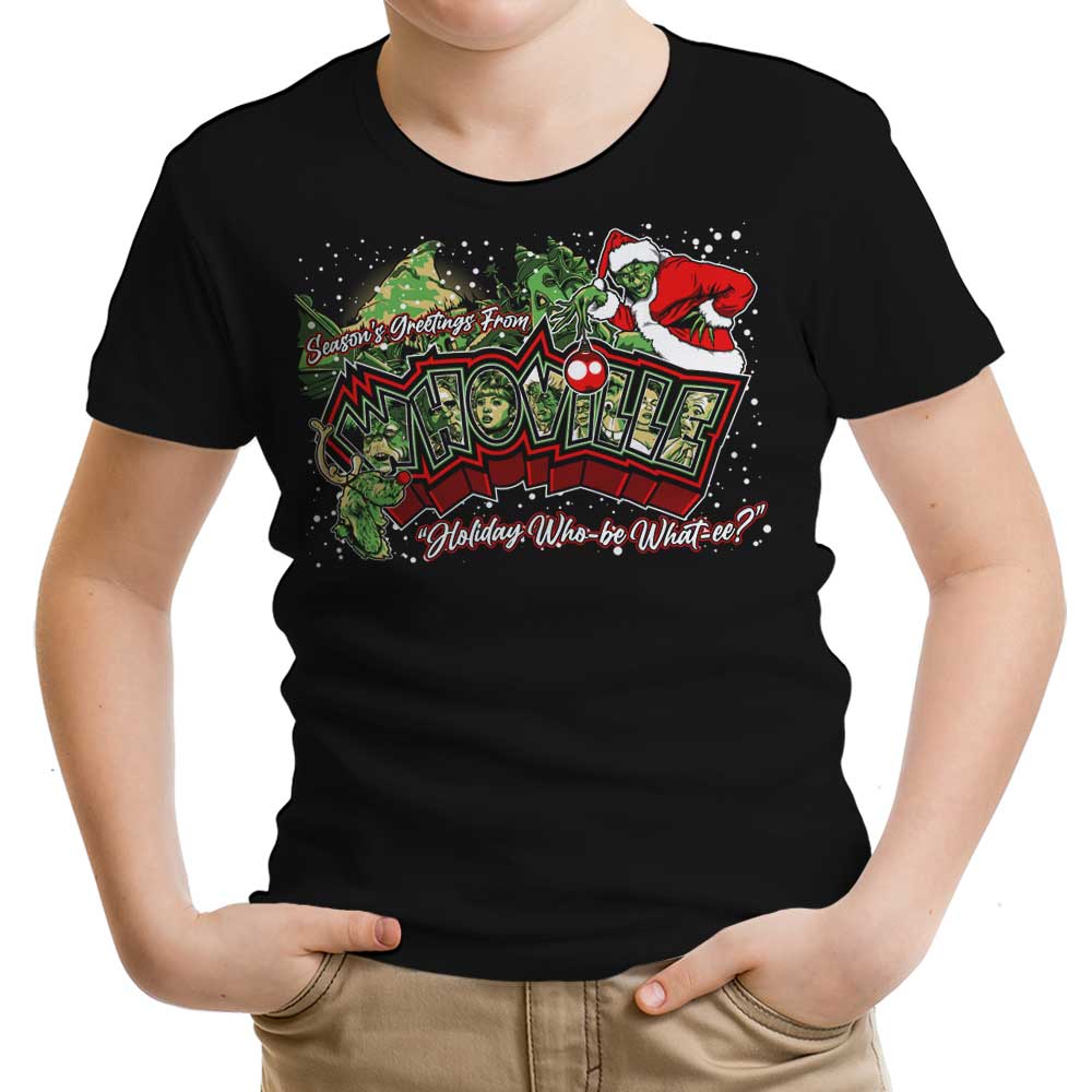 Holiday Who-be What-ee? Youth Apparel - Adult & Kids T-Shirts, Sweatshirts & Hoodies apparel design preview 1