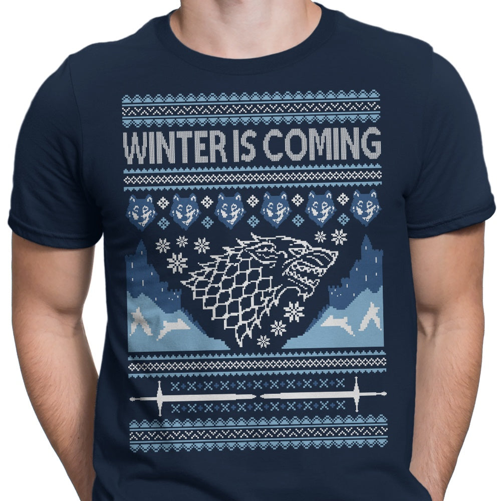 Holidays are Coming (Alt) Men's Apparel - Adult & Kids T-Shirts, Sweatshirts & Hoodies apparel design preview 2