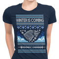 Holidays are Coming (Alt) Women's Apparel - Adult & Kids T-Shirts, Sweatshirts & Hoodies apparel design preview 1