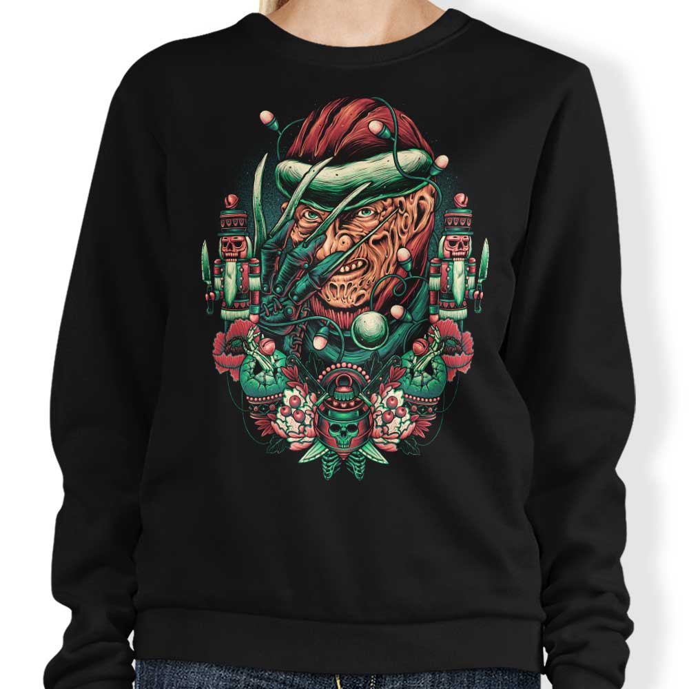 Holidays at Elm Street - Adult & Kids T-Shirts, Sweatshirts & Hoodies apparel design preview 1