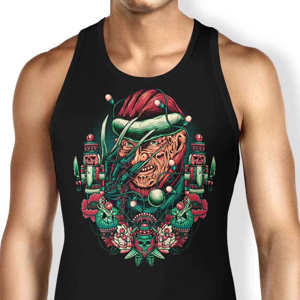 Holidays at Elm Street Tank Top - Adult & Kids T-Shirts, Sweatshirts & Hoodies apparel design preview 1