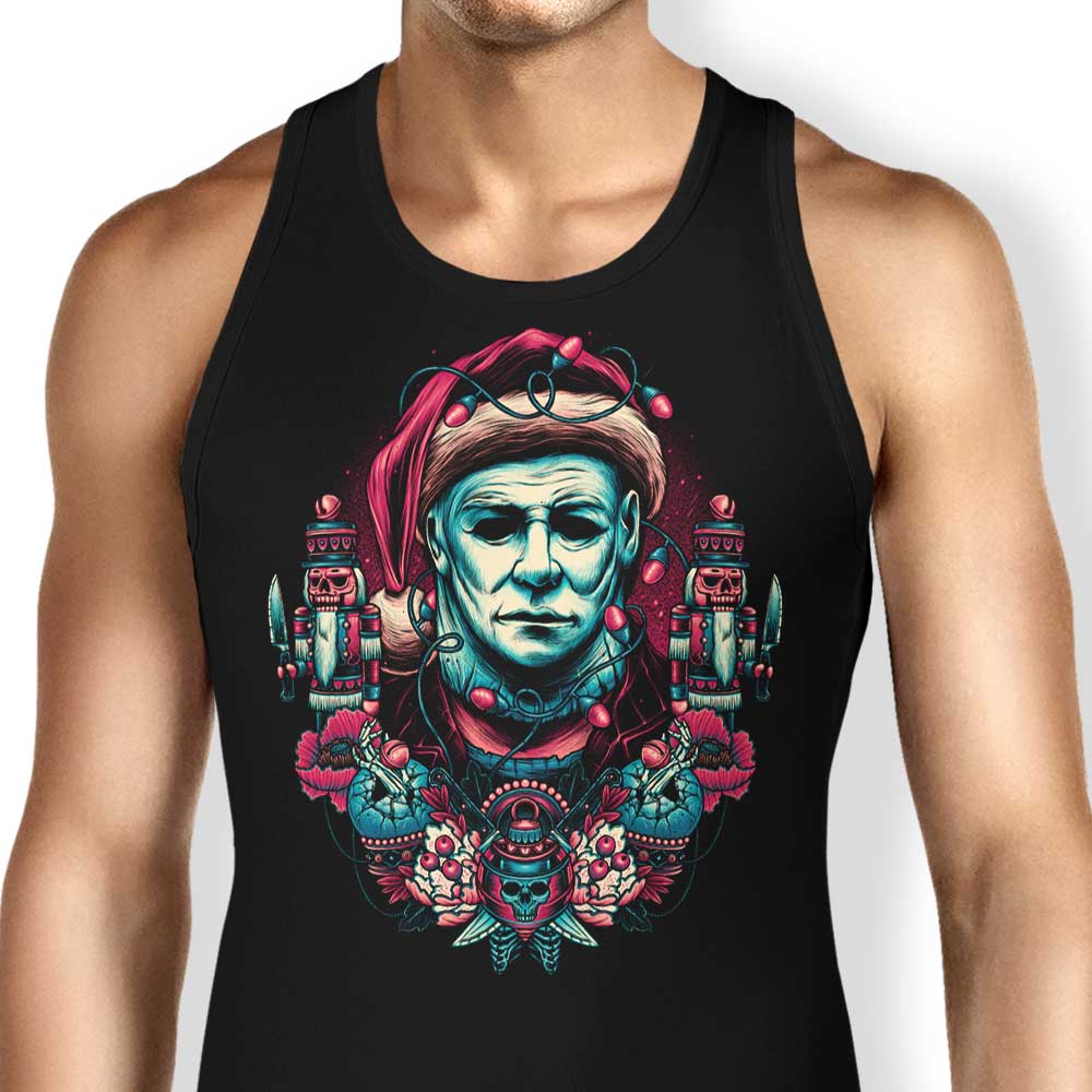 Holidays at Haddonfield Tank Top - Adult & Kids T-Shirts, Sweatshirts & Hoodies apparel design preview 1