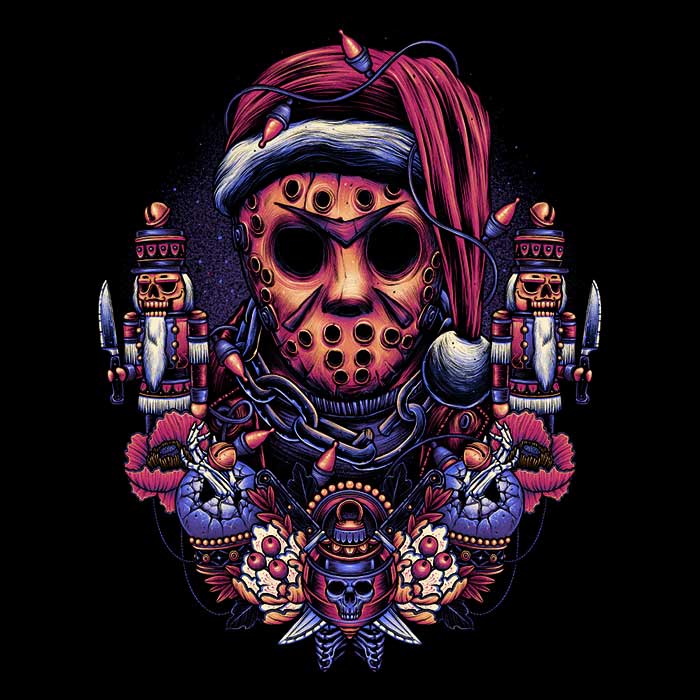 Holidays at the Lake Men's V-Neck - Adult & Kids T-Shirts, Sweatshirts & Hoodies apparel design preview 2