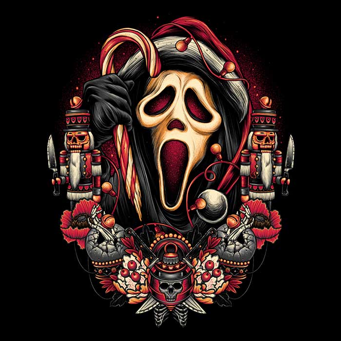Holidays at Woodsboro Men's Apparel - Adult & Kids T-Shirts, Sweatshirts & Hoodies apparel design preview 2