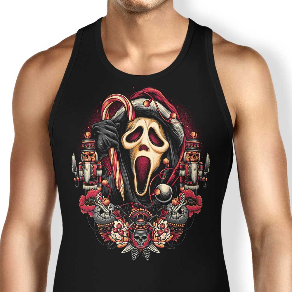 Holidays at Woodsboro Tank Top - Adult & Kids T-Shirts, Sweatshirts & Hoodies apparel design preview 1