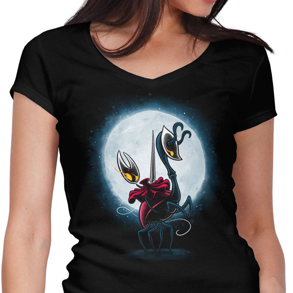 Hollow Rider Women's V-Neck - Adult & Kids T-Shirts, Sweatshirts & Hoodies apparel design preview 1