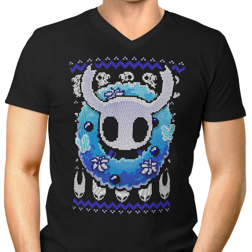 Hollow Ugly Sweater Men's V-Neck - Adult & Kids T-Shirts, Sweatshirts & Hoodies apparel design preview 1