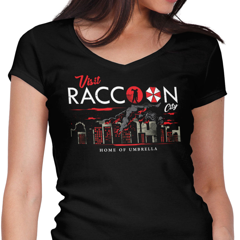 Home of Umbrella Women's V-Neck - Adult & Kids T-Shirts, Sweatshirts & Hoodies apparel design preview 1