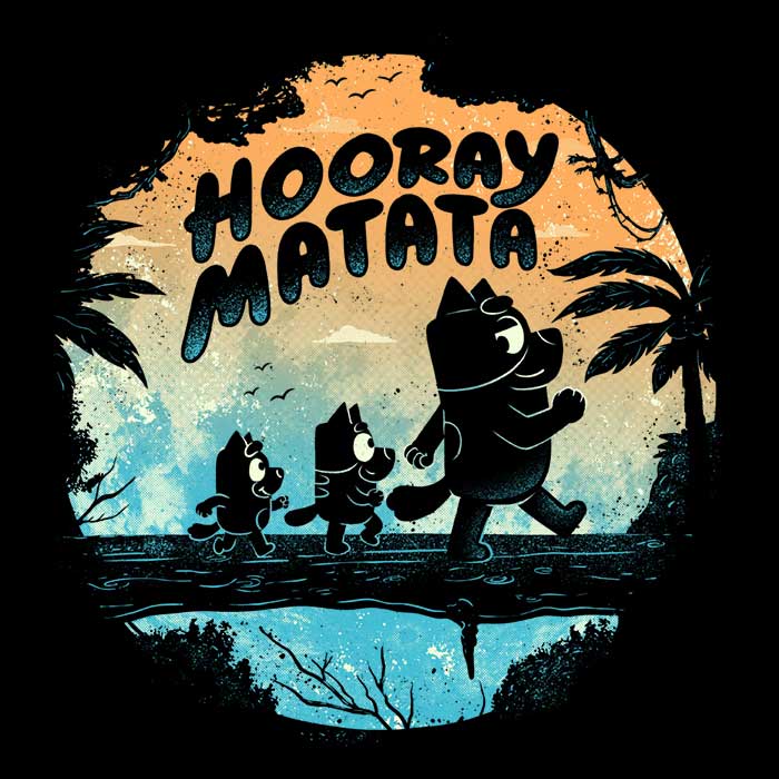Hooray Matata Coasters - Adult & Kids T-Shirts, Sweatshirts & Hoodies apparel design preview 1
