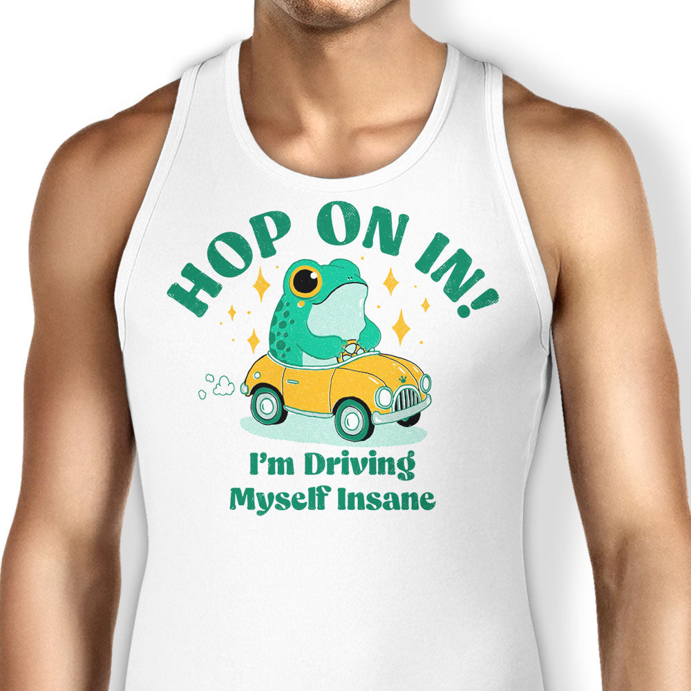 Hop On In Tank Top - Adult & Kids T-Shirts, Sweatshirts & Hoodies apparel design preview 1