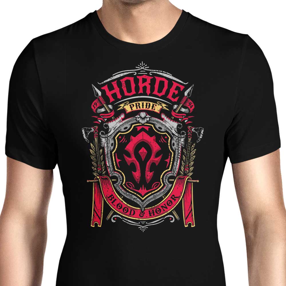 Horde Pride Men's Apparel - Adult & Kids T-Shirts, Sweatshirts & Hoodies apparel design preview 1