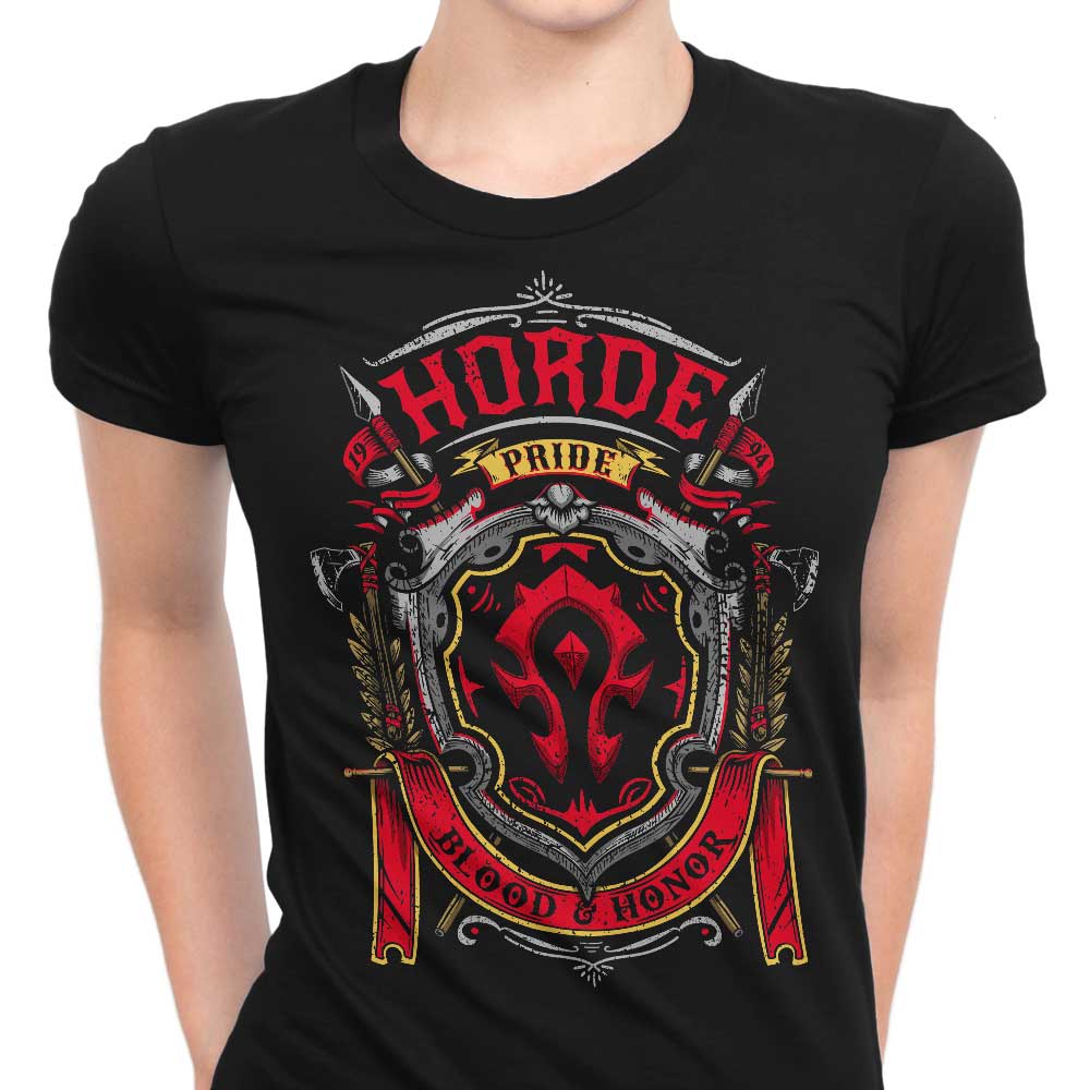 Horde Pride Women's Apparel - Adult & Kids T-Shirts, Sweatshirts & Hoodies apparel design preview 1