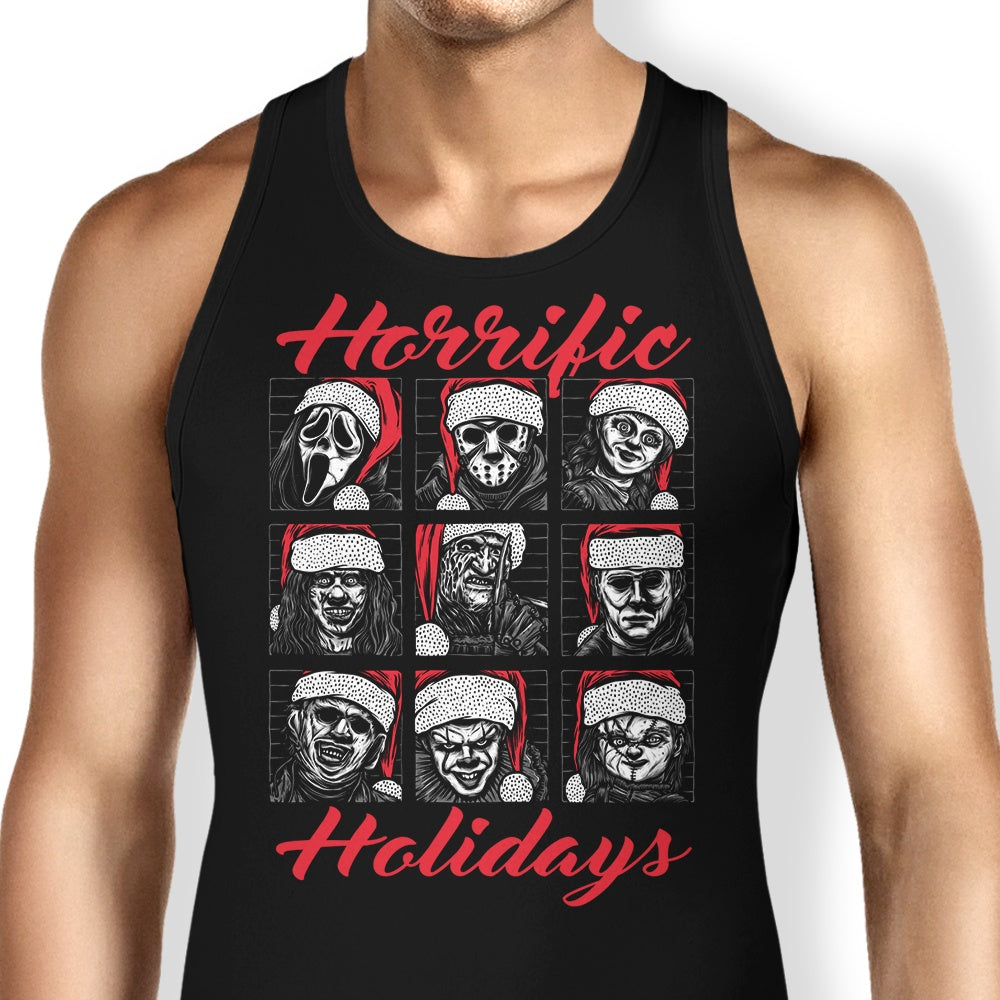 Horrific Holidays Tank Top - Adult & Kids T-Shirts, Sweatshirts & Hoodies apparel design preview 1