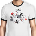 Horror Cats Ringer - Adult & Kids T-Shirts, Sweatshirts & Hoodies apparel design preview 1